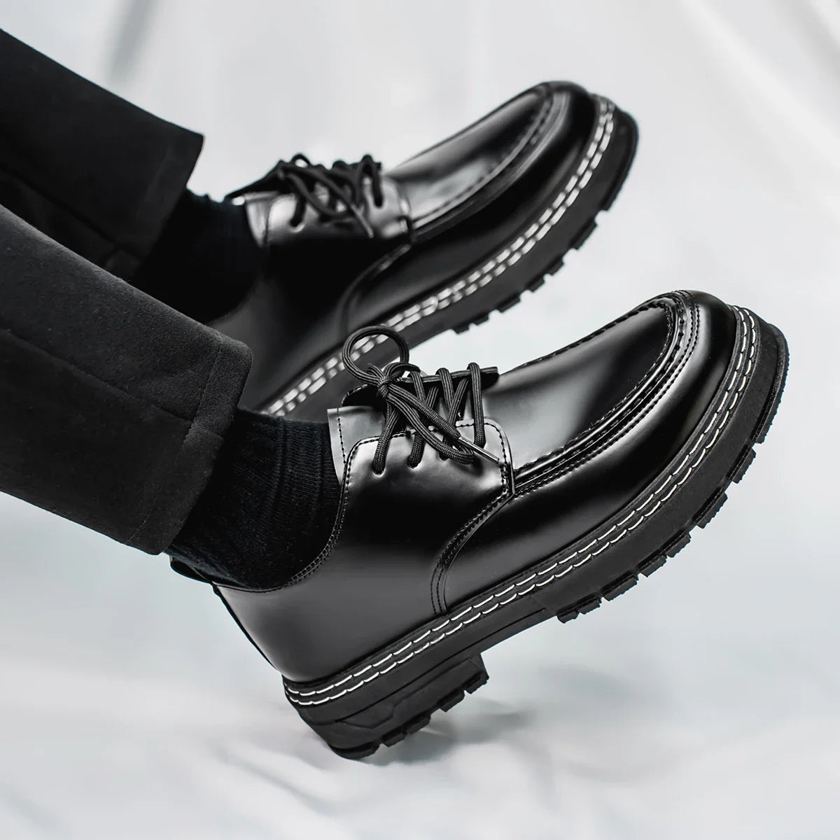 2026 men's new business casual sports shoes are versatile, comfortable, trendy, fashionable, plus size formal shoes, leather sho