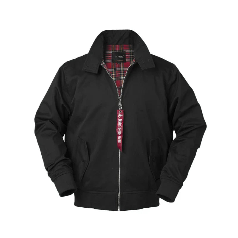 2025 Chamarras Para Hombre European Solid Classic Retro Vintage Bomber Jacket Men Windbreaker Streetwear Trendy Coats