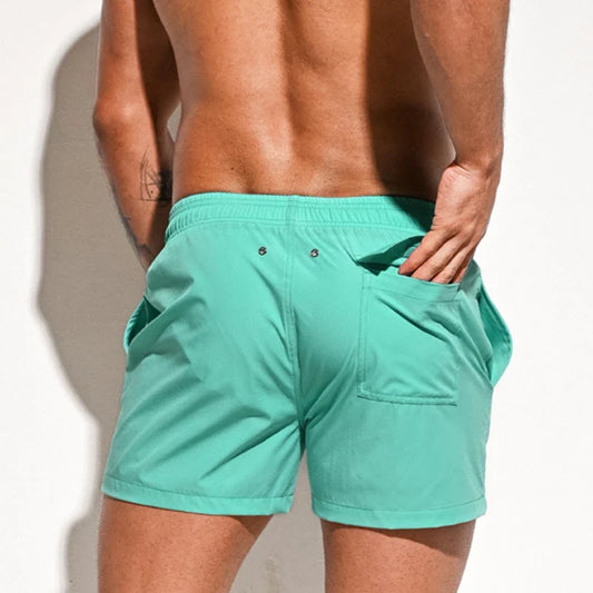 Mens Swimming Shorts Swimwear Swim Trunks Box Quick Dry Surf Boardshort Beach Board Short Shorts Men's Bathing Suit