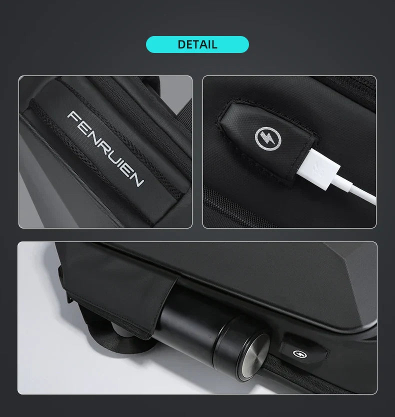 Brand Laptop Backpack Anti-theft Waterproof School Backpacks USB Charging Men Business Travel Bag Backpack New Design