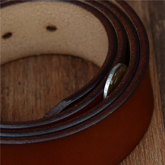 men belt cow genuine leather designer belts for men high quality fashion vintage male strap for jeans cow skin XF002