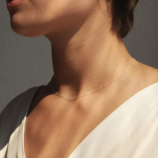 Fine Chain Necklace Stainless Steel Gold Color Pendants Short Long Statement Women Colar Gift Stainless Steel Jewelry