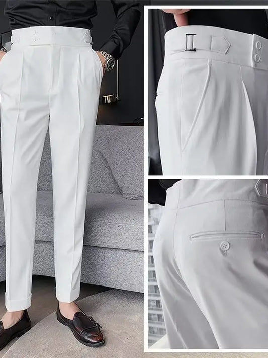 Support Customization of One Item Summer Men's Casual Trend Straight Leg Pants Fashionable and Cool Men's Loose Pants