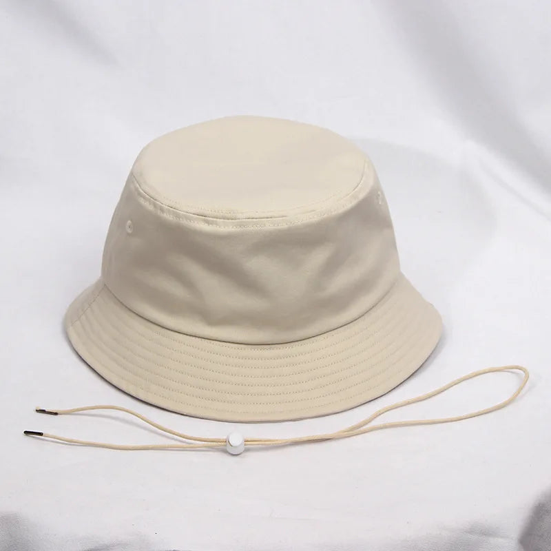 Pure cotton sun hat large size boonie cap women big size bucket hat men plus size fisherman hats 56cm 58cm 60cm 62cm 64cm