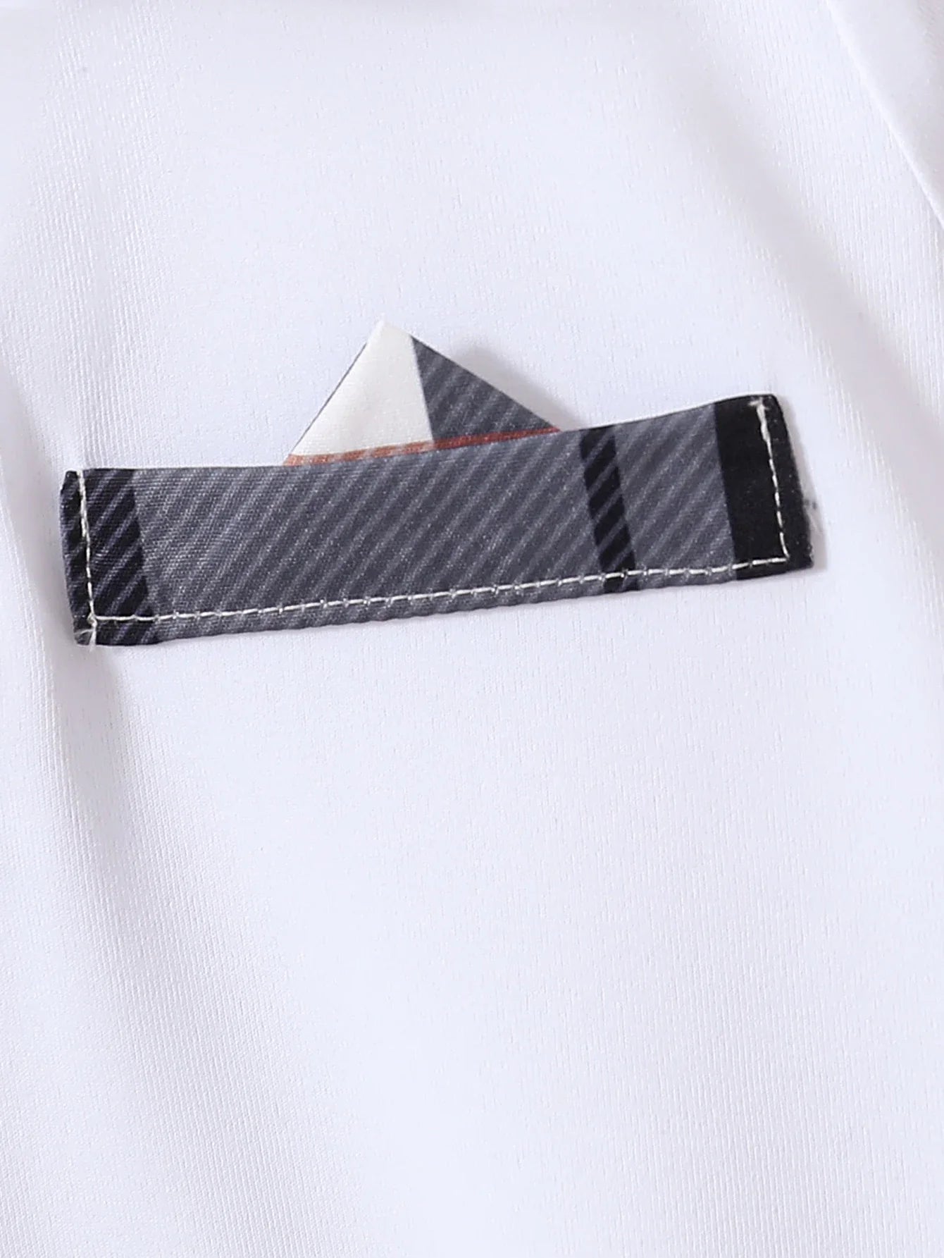 Summer Boys' Fashionable Plaid Printed T-Shirt Shorts Two-Piece Suit Simple Fashion Casual Style