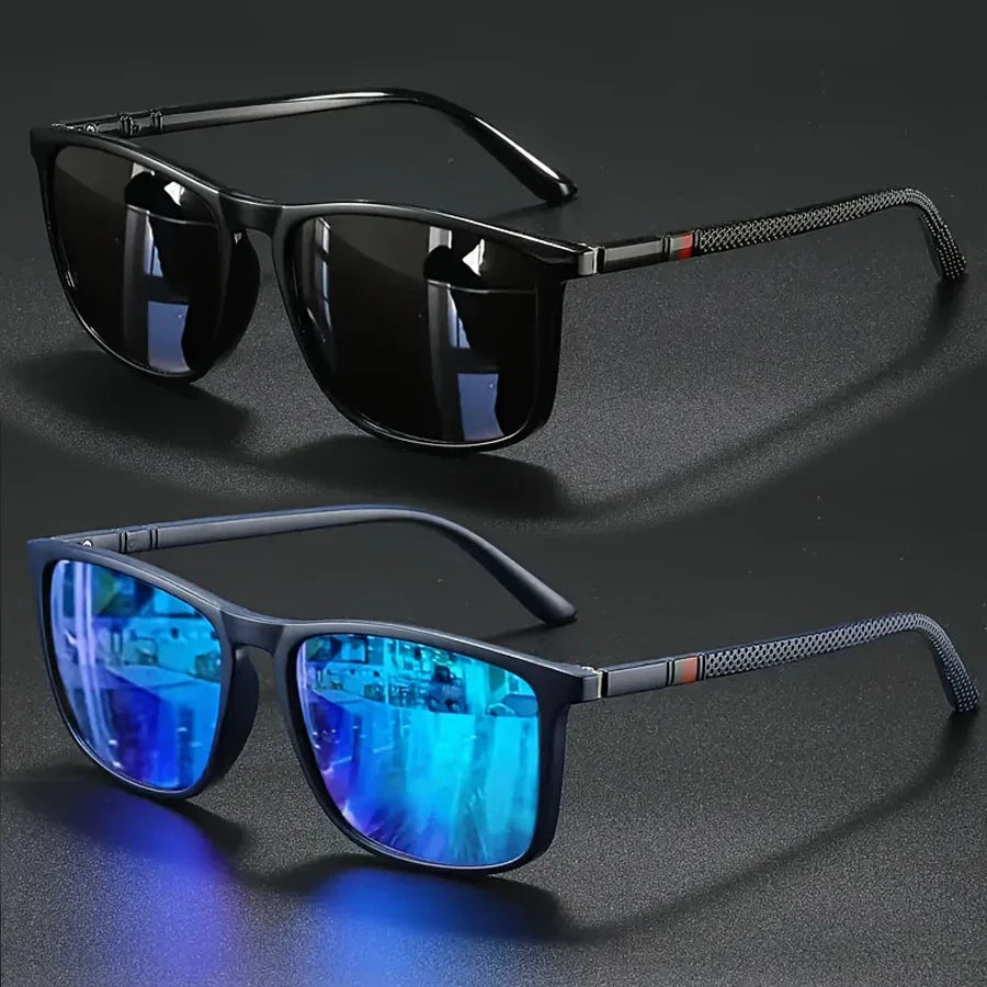 Luxury Square Vintage Polarized Cycling Sunglasses Men Women Fashion Travel Driving Fishing Sun Glasses Male Eyewear UV400