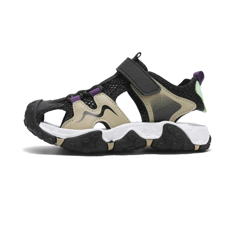 Children Sandals Summer Boys Barefoot Shoes Outdoor Water Sneakers Non-slip Fashion New Sports Sandals for Boy 4-12 Years