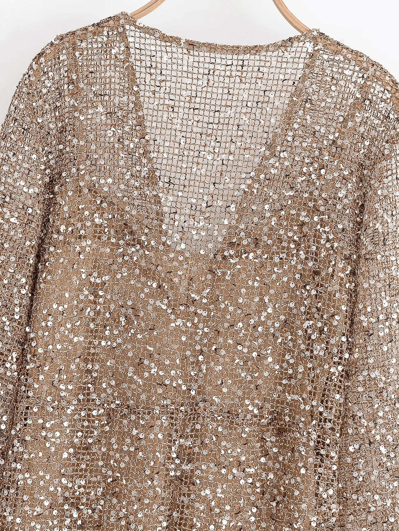 Sexy Sequined Long Pleated Dress Women Deep V-neck Full Sleeve See Through Dresses 2026 Summer Lady Party Evening Dresses 