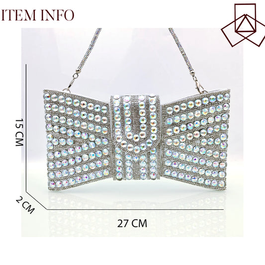 Hot Selling Italian Design African Women's Crystal High Heel Toe Sandals Party Wedding Party Silver Shoes and Bag Set