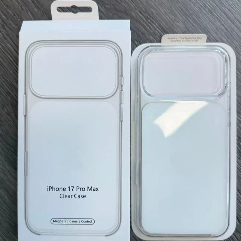 Magsafe Case For iPhone 17 Pro 17 Pro Max 17 Back Cover Transparent magnetic Wireless Charging