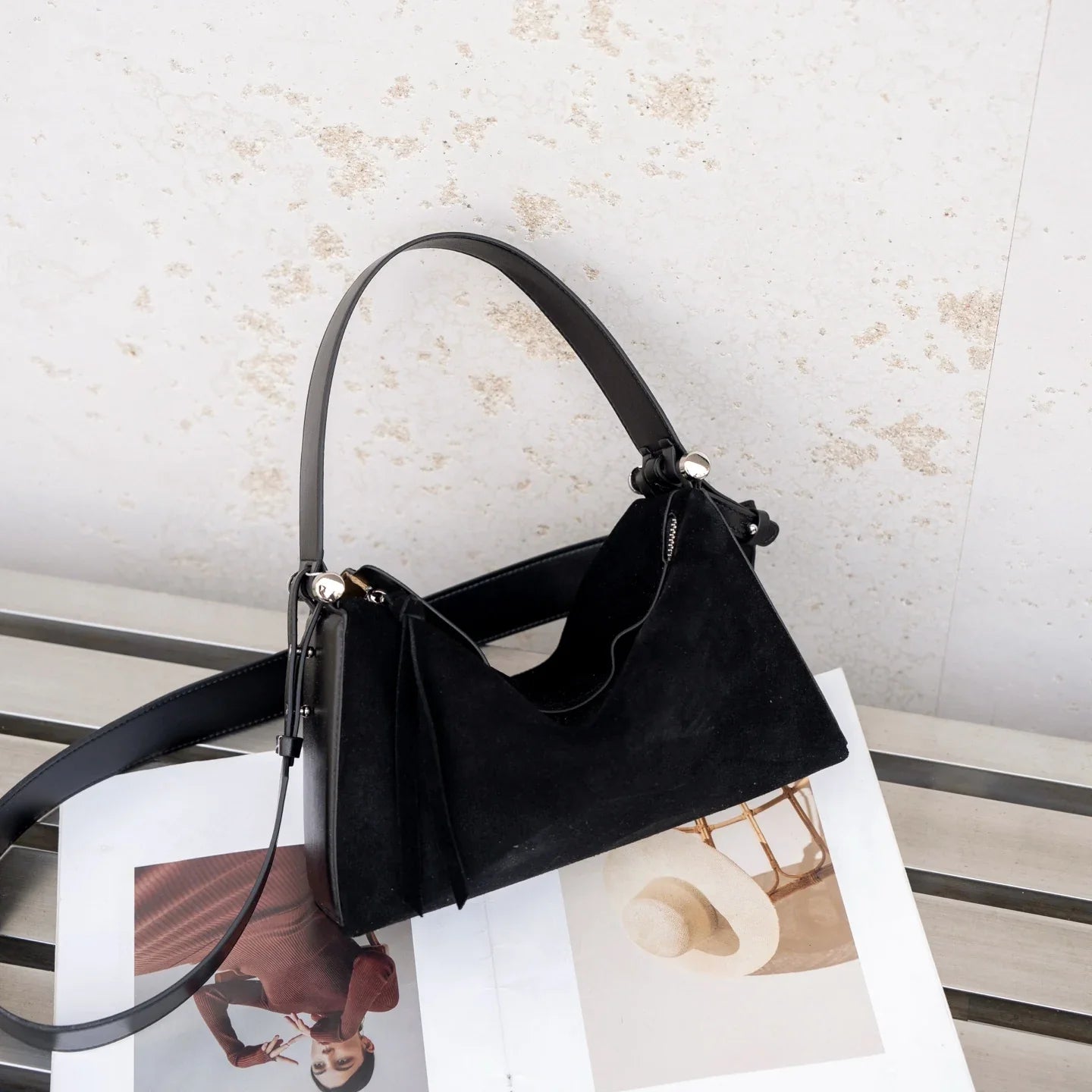 New Genuine Leather Luxury Designer Women Shoulder Crossbody Underarm Bags Cowhide Ladies Large Capacity Tote Bag Fashion Purse