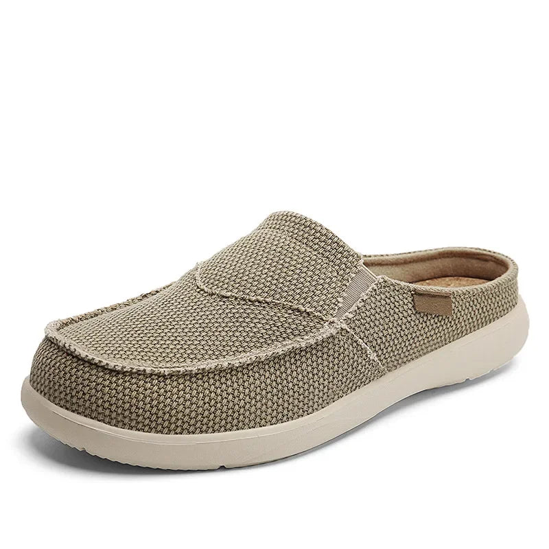 Denim Canvas Men Breathable Casual Shoes Outdoor Non-Slip Man Sneakers Comfortable Zapatos Para Hombres Loafers Big Size 46 47
