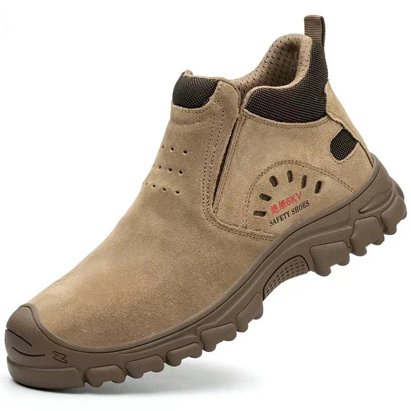 New Insulation 6KV Safety Shoes Men-Anti-Smash,Anti-Pierce Scald-Proof Welding Boots, Indestructible Work Boots for Men, Durable