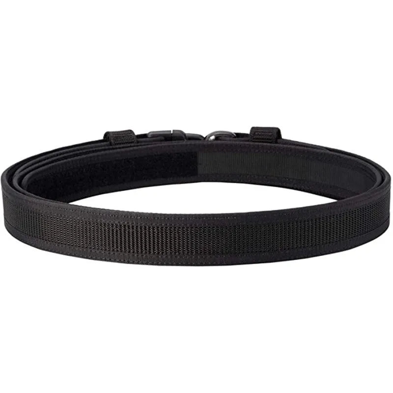 2 in 1 Tactical Belt Quick Release Buckle MOLLE Mens Belts width 5CM