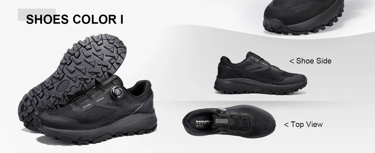 Men Hiking Shoes Outdoor Climbing Mesh Breathable Travel Walking Shoes Male Non-Slip Wear Resistant Comfortable Sneaker