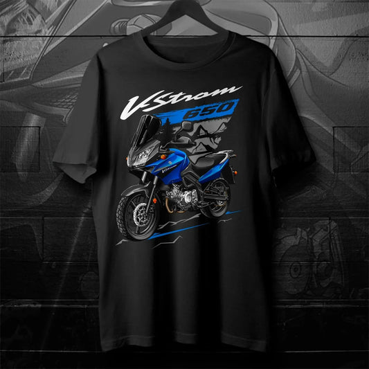Classic Japanese 2004-2011 Models V-Strom 650 Motorcycle T-Shirt 100% Cotton O-Neck Short Sleeve Summer Casual Mens T-shirt