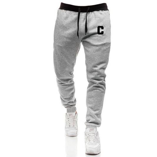 Unisex letter C print casual fashion versatile sports pants gym sports pants jogging sports pants running sports pants