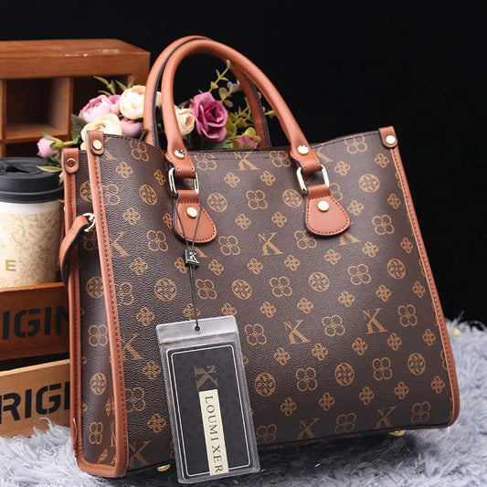 Light luxury brand women's bag 2025 new fashionable and versatile single shoulder crossbody high-end handbag with large capacity