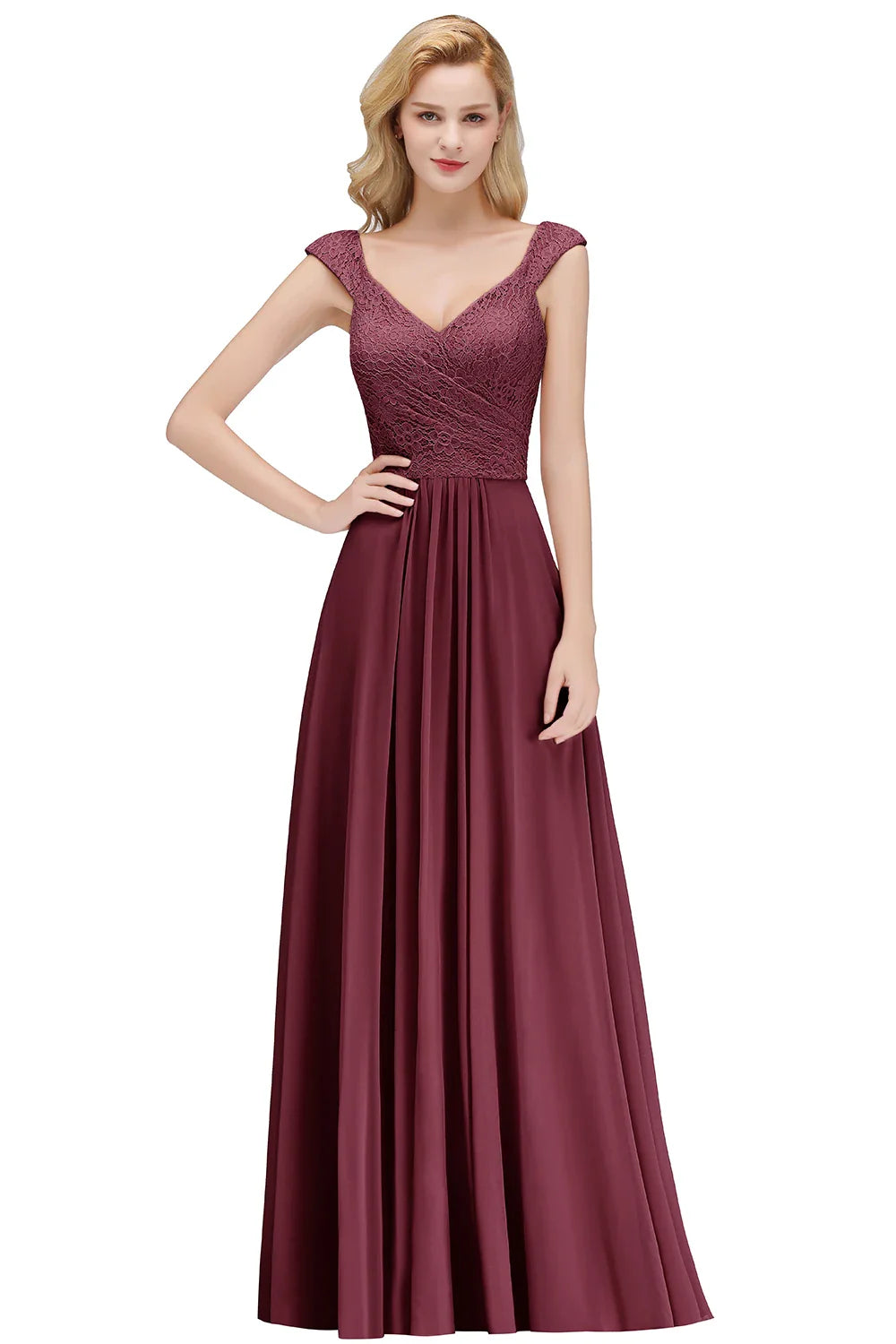 Sexy Sweetheart Neckline A-line Skirt Bridesmaid Gown Chiffon Boho Wedding Party Guest Dress Dress Bridal Clothing