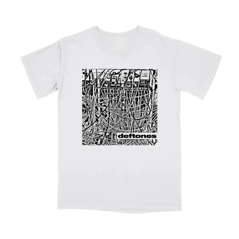 Vintage Deftones MenTShirt Saturday Night Wrist Metal Band Tee Graphic Print Hip-hop Rock Breathable Round-neck Soft Top Unisex