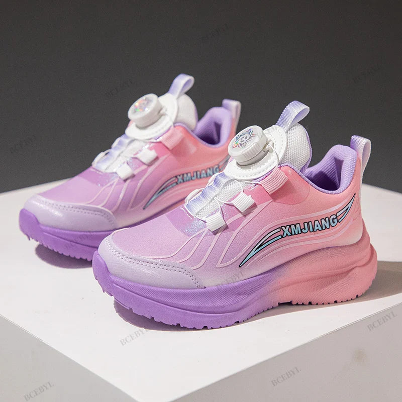 Hot Sale Summer Fashion New Soft Breathable Thick-soled Vulcanized Shoes Boys Kids Sports Basketball/Football Sneakers Size26-37