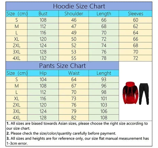 Fashion Men Single Piece Sweatshirts Sweatpants Versatile Men's Tracksuit Casual Comfort Daily Sports Simple Splashed Ink Hoodie