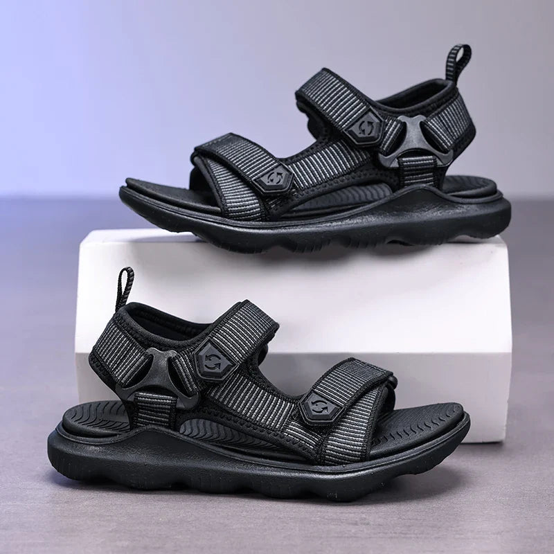 Boys Sports Sandals Soft Rubber Sole Non Slip Lightweight Breathable Kids Summer Outdoor Beach Running Casual Shoes 30-38