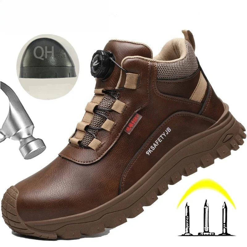 6KV Safety Shoes Fashionable Men's Insulated Are Waterproof Puncture Slip Resistant Comfortable and Breathable