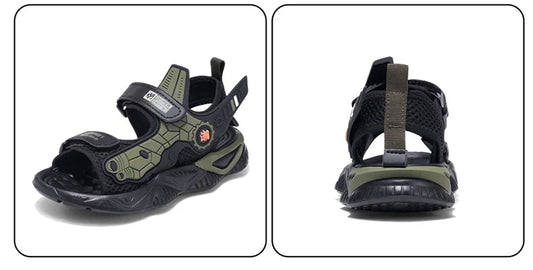 Summer Kids Outdoor Non-Slip Sandals 5-16Years Old Boys Fashion Sport Beach Shoes Breathable Children Casual Walking Sandials