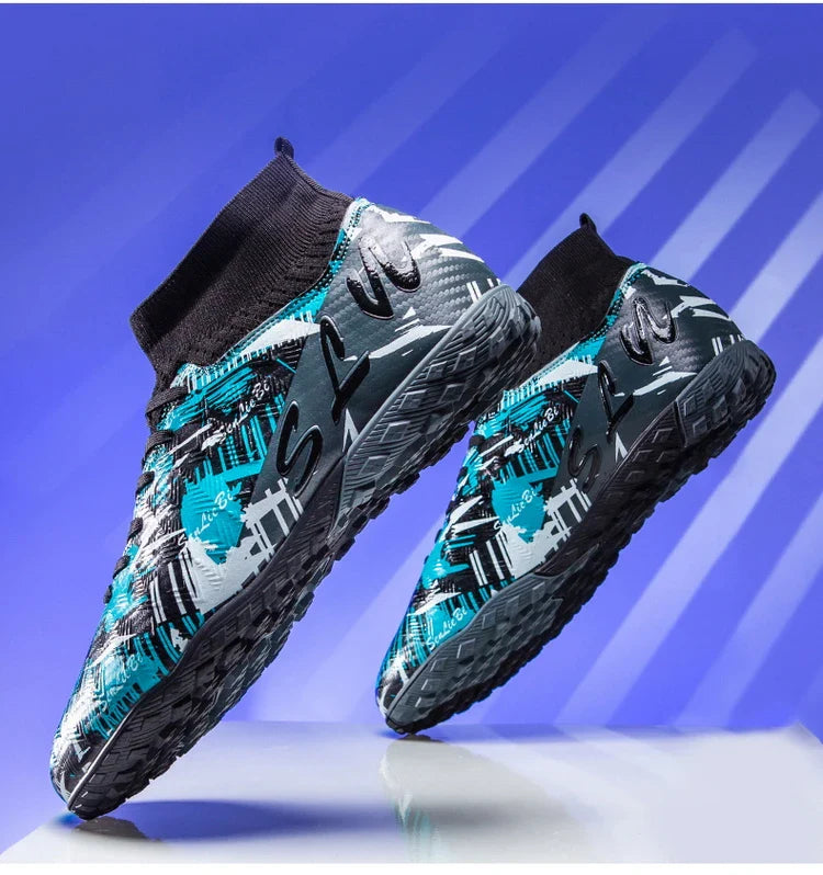 Size 34-46 Men FG/TF Football Boots Futsal Professional Unisex Kids Soccer Shoes Training Outdoor Boys Football Shoes Sneakers