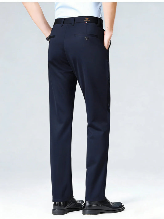 Men's Versatile Golf Pants Stretch Straight Fit Slacks Waterproof Trousers Lightweight Casual Pants for Outdoor Activities