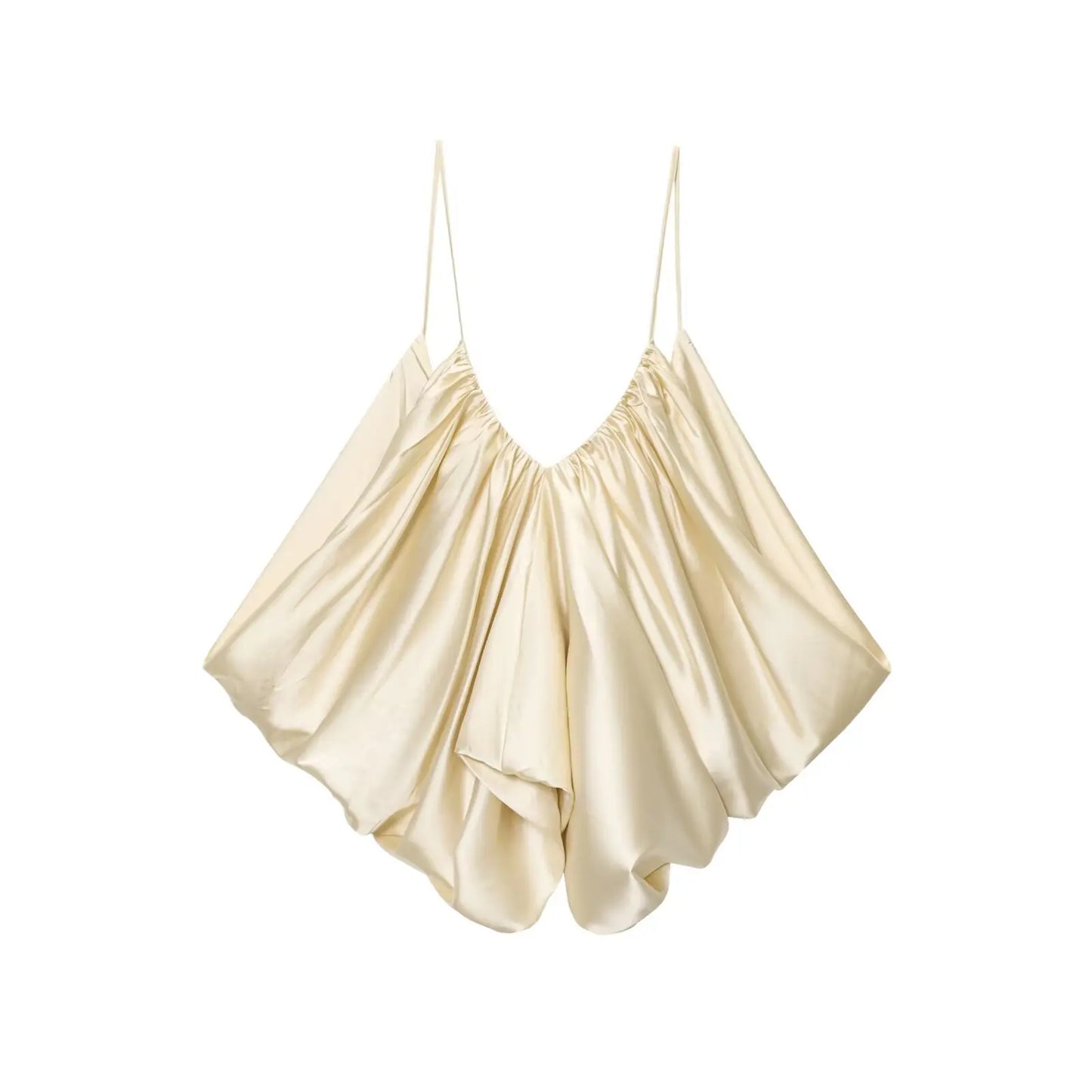 New Slip Tops Fashion Satin Elegant Crop Top Woman 2026 Sleeveless Thin Straps Short Tops For Women Backless Sexy Party Top