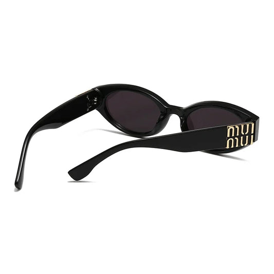 Glasses Stylish Fashion Designer Women Men Sunglasses Cute Oval Trending Shades Unisex Glamour Eyewear UV400