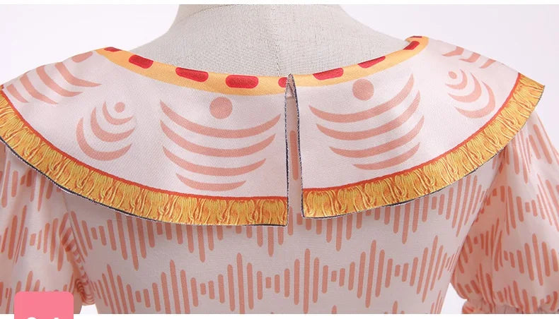 Children's dress summer 3-12 year old casual short sleeved girl's dress cotton print birthday party girl princess dress