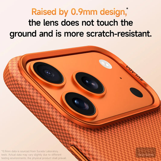 Iphone 17 Pro Max / 17 Pro / 16 Pro Max / 16 Pro Magnetic Stand Carbon Fiber Pattern Magsafe Pc Hard Cover