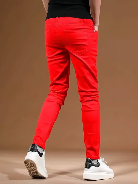 Men's Long Pants Bulletproof Business Office Style Simple And Versatile Suitable For Various Occasions