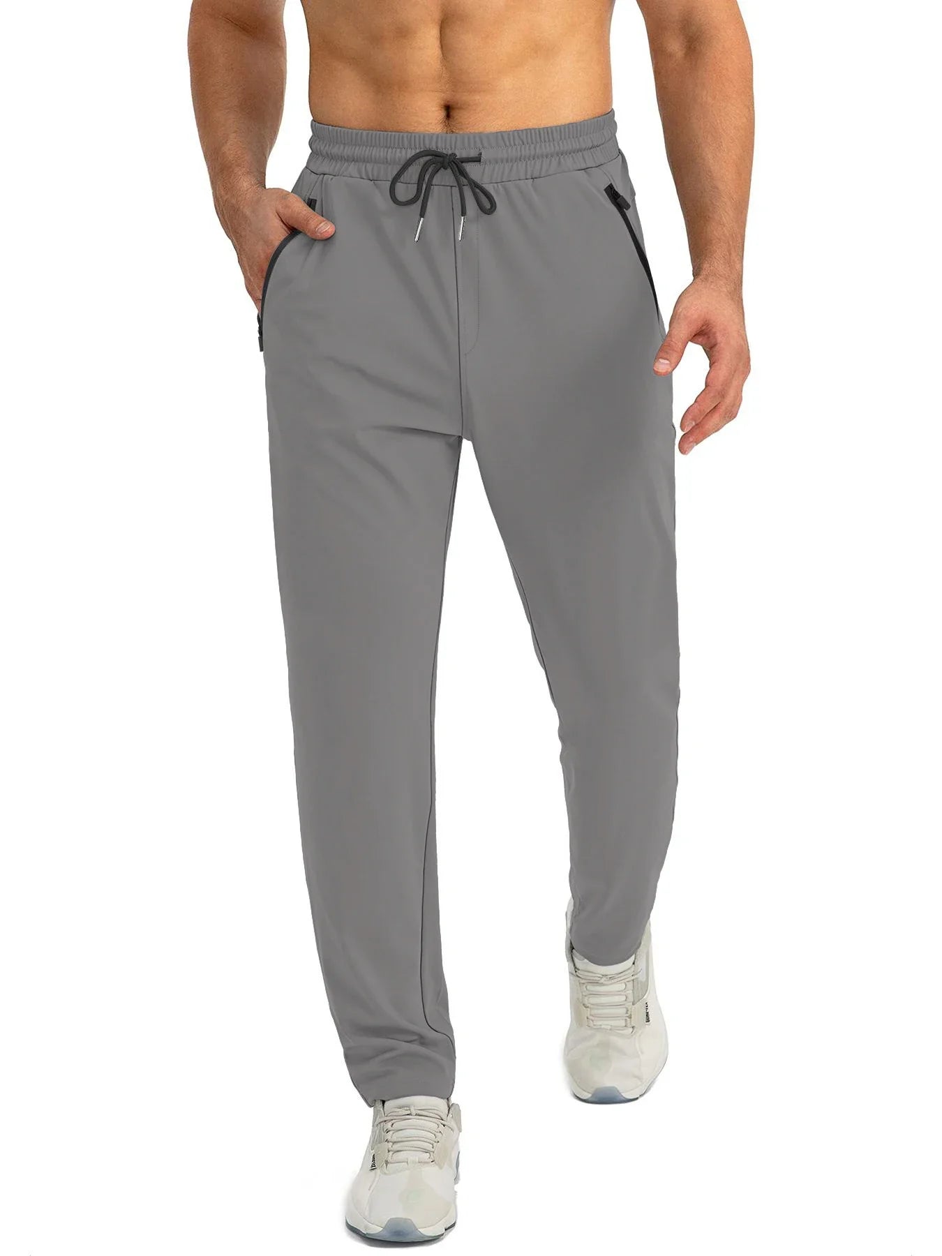 Men's Lightweight Quick Dry Sport Pants with Elastic Waist Outdoor Gym Workout Running Jogger Athletic Sweatpants Quality