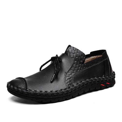 Spring Handmade Leather Men Shoes Casual Sneakers Slip On Loafers Men Driving Soft Leather Shoes Men Hot Sale Zapatillas Hombre