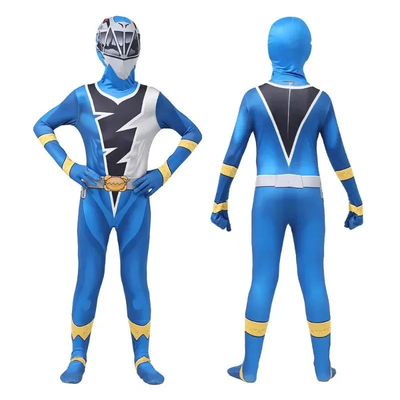 Anime Cosplay Kids Ranger Knight Dragon Team Cosplay Costume Jumpsuit Halloween Party Cosplay Halloween Carnival Suit