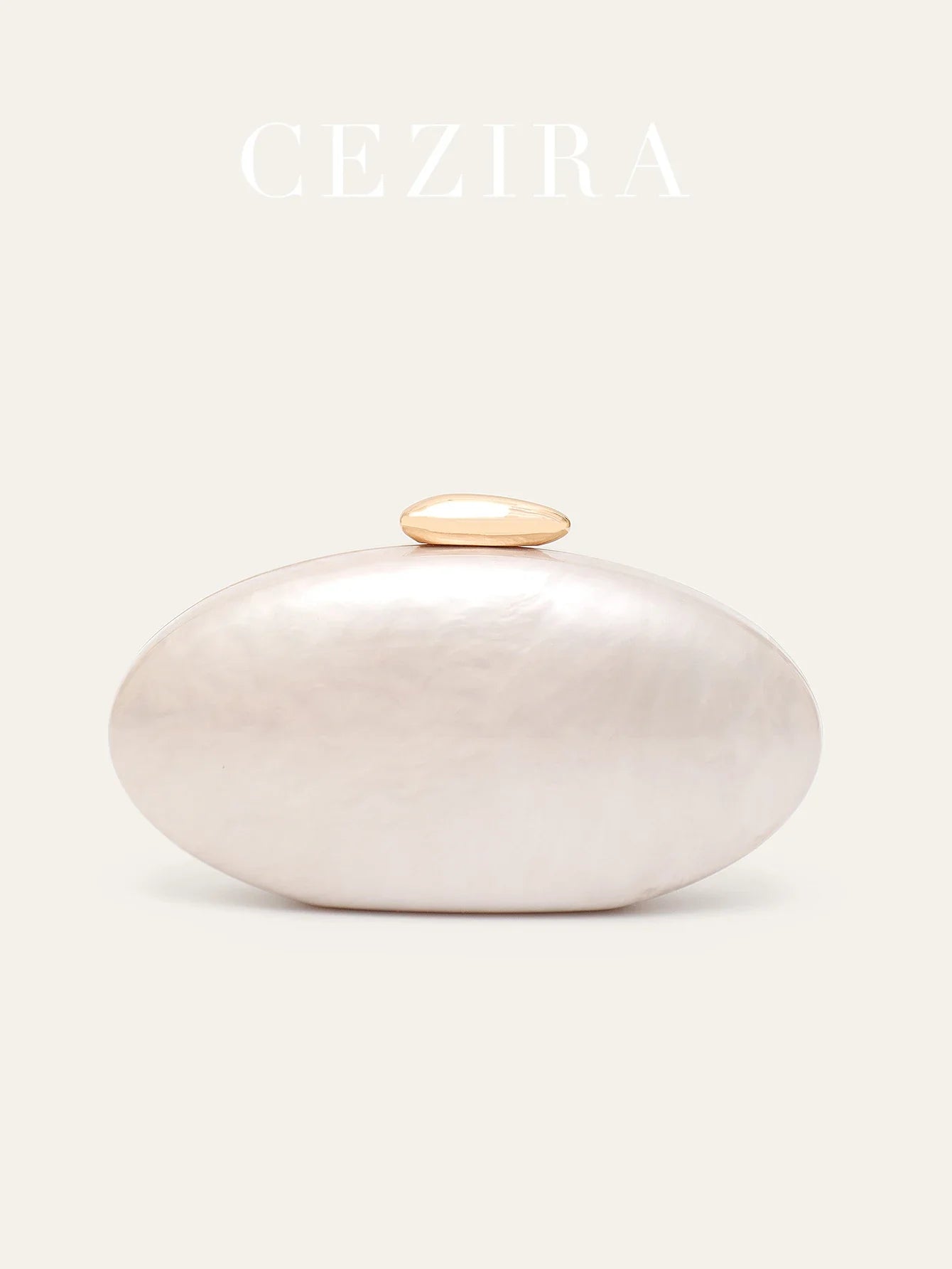 Bolsas de mão de noite para moda feminina, acrílico liso de luxo, corrente longa, transversal, bolsa em formato oval, cabe celular, para casamento, banquete, festa