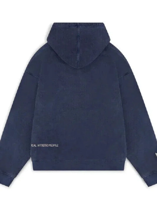 Vintage Men Monogrammed Applique Print Style Y2k Slouchy Loose New Fashion Couple Hoodie Tracksuit Streetwear Street in Winter