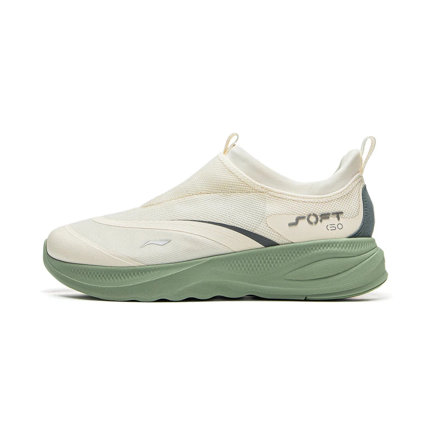 Tênis Masculino para Caminhada Li-Ning SOFT GO 2 COMFOAM Slip-on Salto Grosso Macio LiNing Confortável Usável Esportivo Casual AGLV005