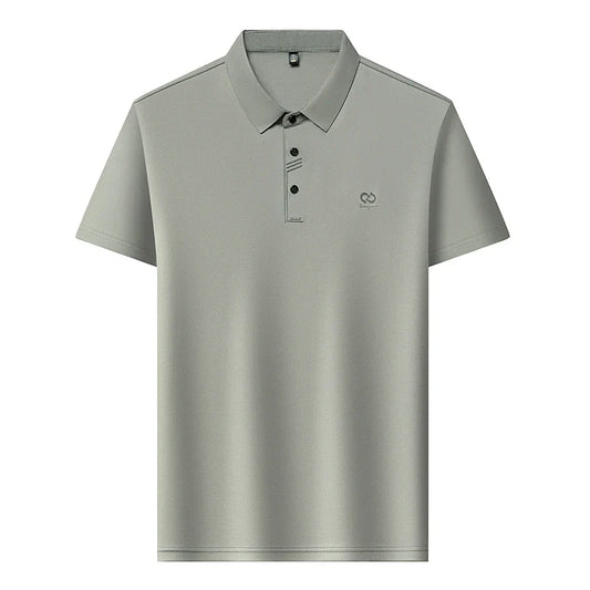 Luxury Brand Men's Polo Shirt Lapel T-Shirt Summer New Cool Letter Embroid Short Sleeve High End Casual Office Business Menswear