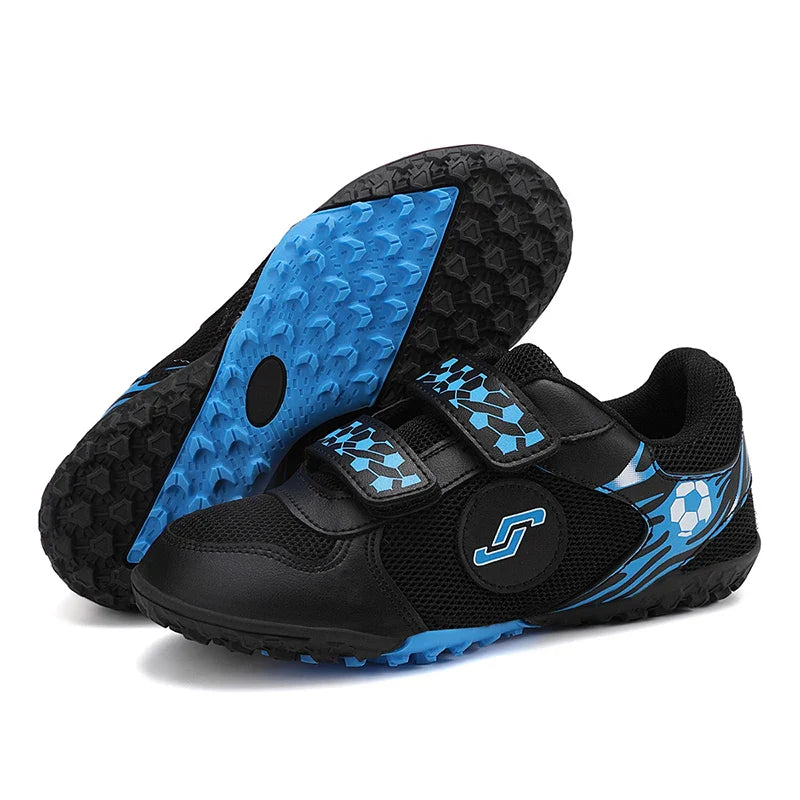 Kids Athletic Soccer Shoes Turf Football Sneakers Outdoor Firm Ground Soccer Shoes Child Anti-slip Football Sports Shoes