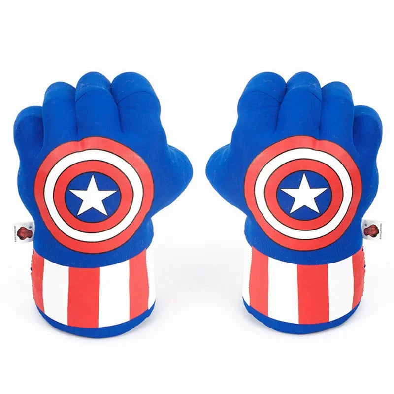 Accessories for Boys Girls Gift Superhero Hands for Kids Superhero Boxing Gloves Smash Fists Soft Plush Toys Cosplay Costumes