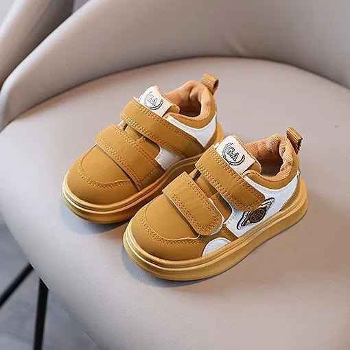 Autumn Winter New Children's Sports Shoes Boys' High Top Board Shoes Girls' Little White Fashion Children's Basketball Shoes