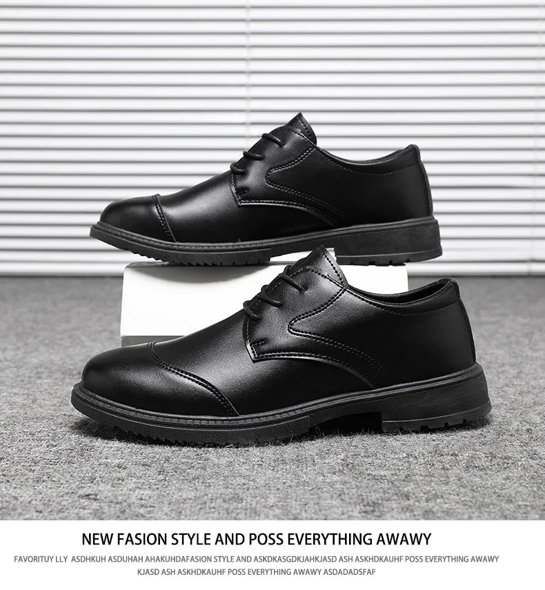 High Quality Italian Luxury Brand Lace-Up Non-slip Men Driving Shoes Leather Men Casual Shoes Breathable formal Mens Dress Shoes