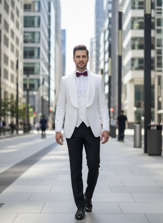 Male Groom Wedding Blazers Retro carving figure Party Dress Tuxedo Prom Suit Fashion Slim Fit (jacket+Vest+Pants)