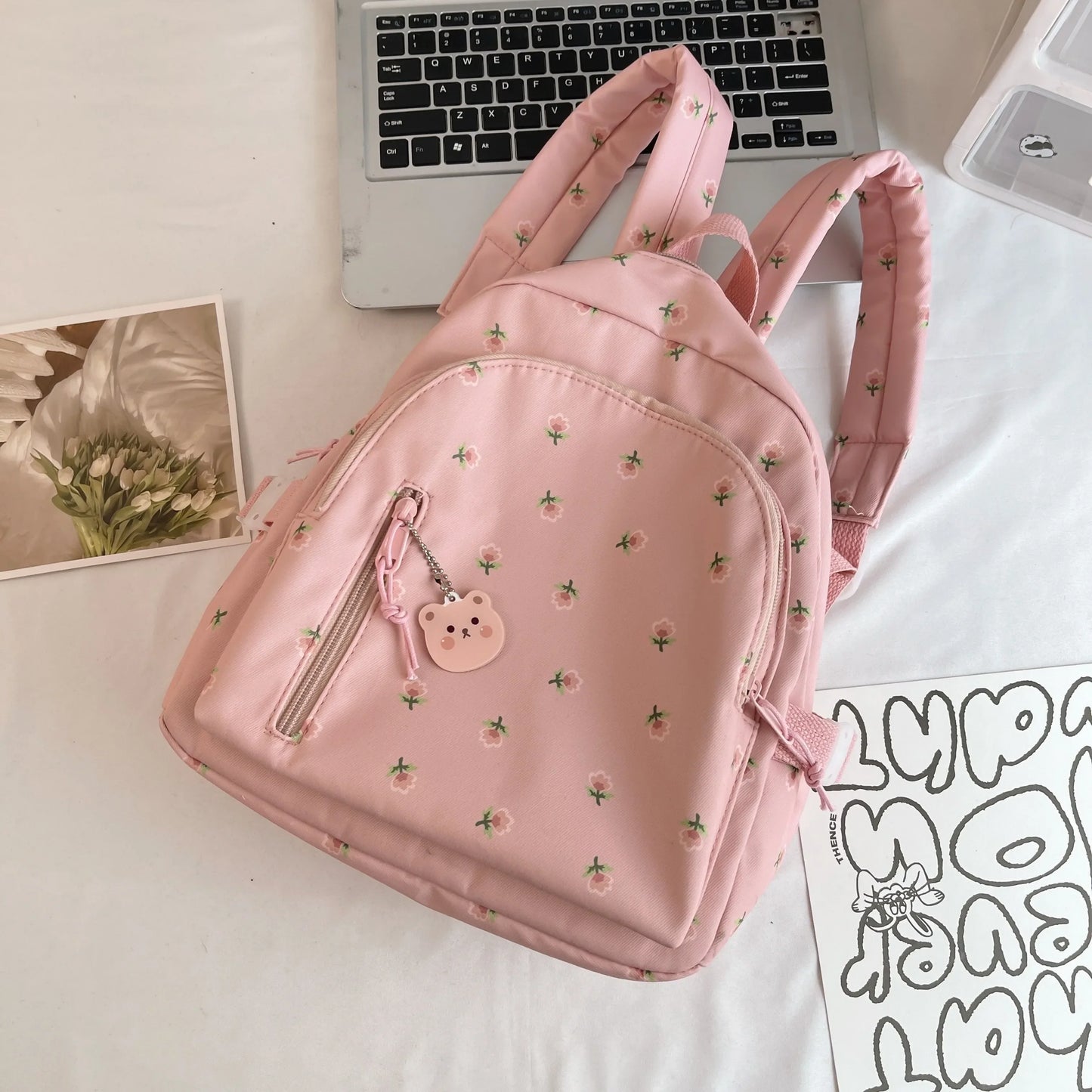 Mini Backpack Ins Niche Japanese and Korean Style Elementary School Student Bag Printed Small Backpack New Casual Backpack