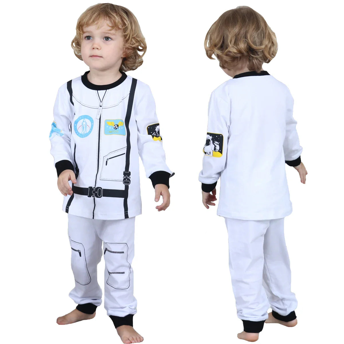 Skeleton Costume for Kids Halloween Skull Glowing Pajamas Toddler Ghost Bone Scary Clothes Child Carnival Dress Up Costume